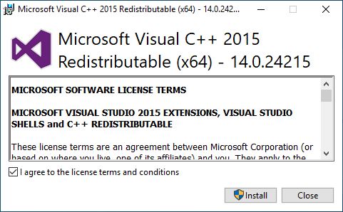 Microsoft Visual C++ Redistributable Package indir