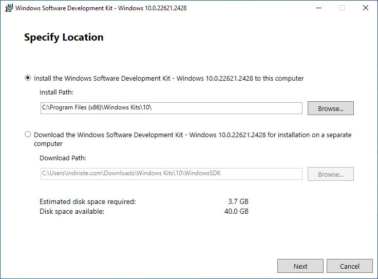 Microsoft Windows SDK indir