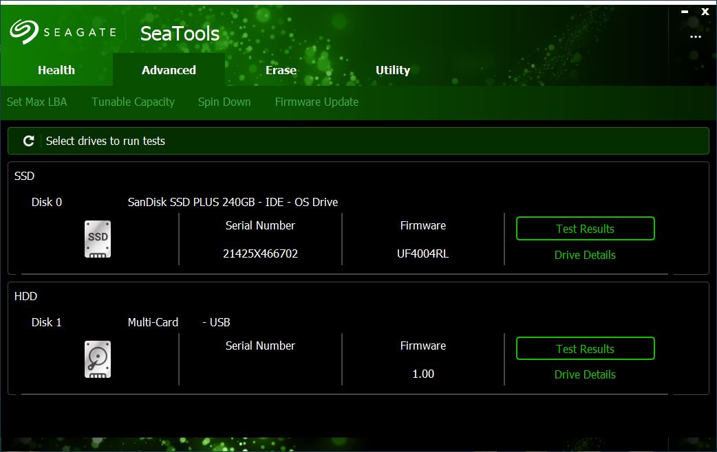 seagate tools for windows