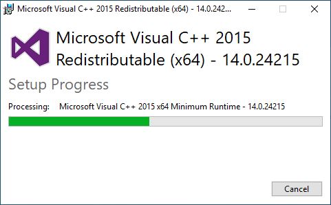 Microsoft Visual C++ Redistributable Package